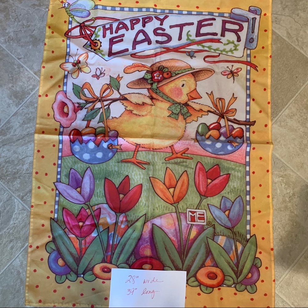 Mary Engelbreit Easter large house flag